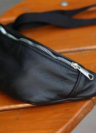 Бананка кожаная. сумка на пояс из кожи, универсальная сумка нагрудная, практичная сумка на пояс