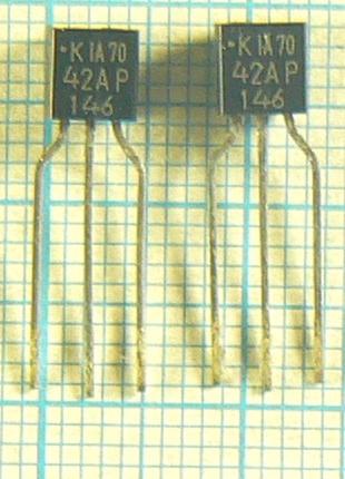 Лот: 2 × 60.00 ₴ = 120 ₴ kia7042ap to92 4.2v 400mw супервізор детектор напруги kia70 42ap