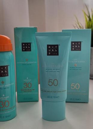 Сонцезахисний крем the ritual of karma sun protection face cream spf 30