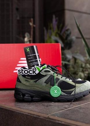 Кросівки new balance jjjjound x 2002r gore-tex green black