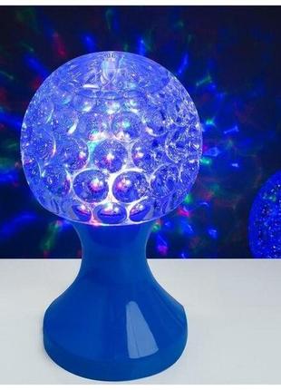 Світлодіодна диско лампа нічник rgb rhd-48 rd-5025 синій (5802)