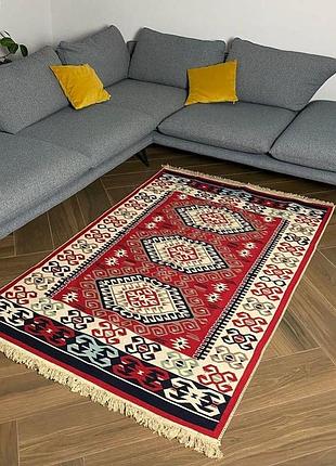 Ковер двусторонний, хлопковый, турция, размер 60x90