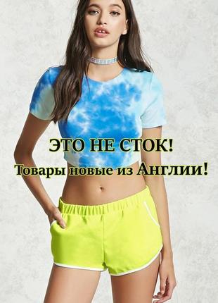 Forever 21.товар из англии. неоновые шорты с карманами.1 фото