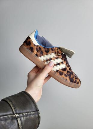 Кросівки adidas samba x walles leopard3 фото