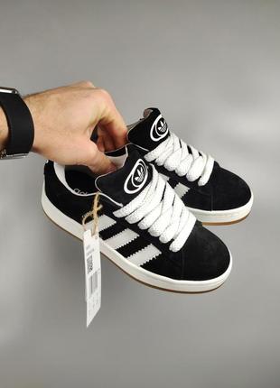 Кроссовки adidas campus 00s black white3 фото