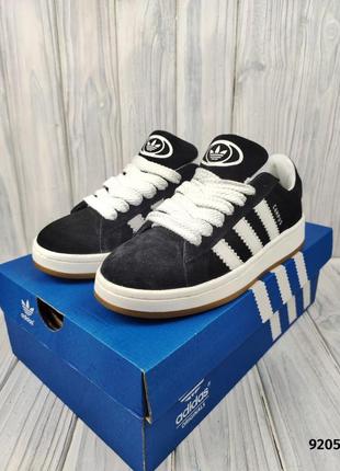 Кросівки adidas campus 00s black white2 фото