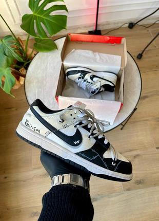 Кросівки nike sb dunk low robinson x off white1 фото