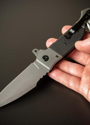 Нож профессиональный складной da167 черный для кухни 23 см универсальные ножи кухонные...