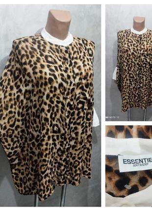 Невероятная вискозная блузка оверсайз стильного бельгийского бренда essentiel antwerp