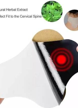 Пластырь медицинский с полынью для снятия боли в шее 10 шт (5609)