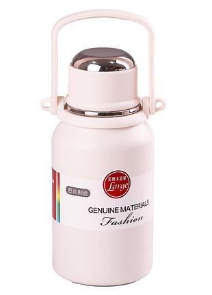 Термокухоль нержавіюча сталь • термос з ручкою • термос з чашкою • термокухоль 900 мл