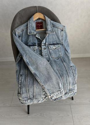 Коттоновая (джинсовая) мужская куртка бренда colin's2 фото