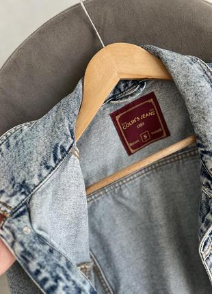 Коттоновая (джинсовая) мужская куртка бренда colin's4 фото