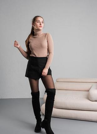 Ботфорты женские зимние fashion rocinante 3866 36 размер 23,5 см черный7 фото