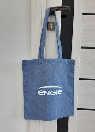 Еко-сумка шопер engie,привезений з італії3 фото