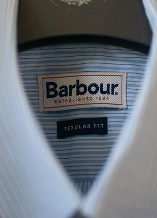 Красивая хлопковая рубашка barbour3 фото