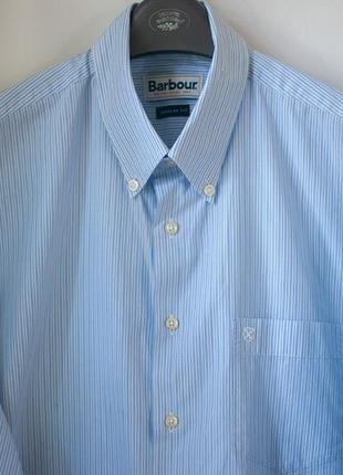 Красивая хлопковая рубашка barbour2 фото