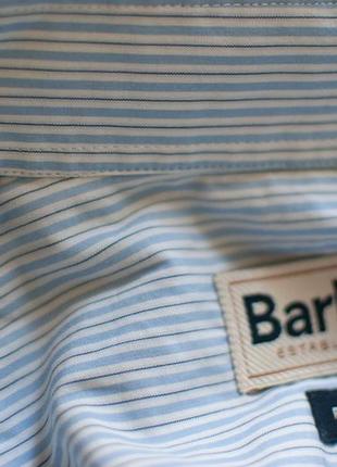 Красивая хлопковая рубашка barbour5 фото