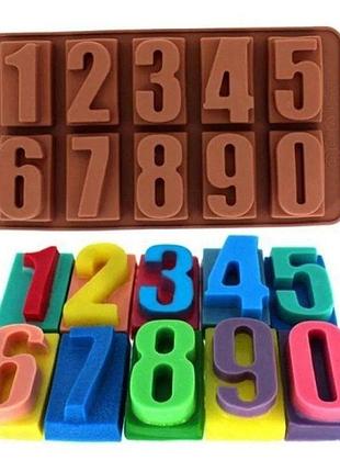Силіконова форма цифри