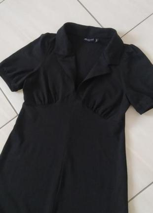 Черное платье миди с разрезом asos3 фото