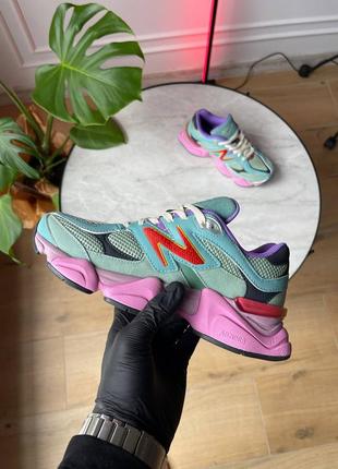 Кроссовки new balance 9060 warped multicolor3 фото