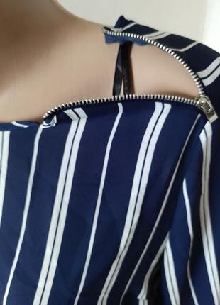 Блуза в полоску женская3 фото