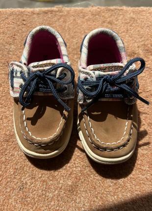 Туфлі черевики sperry на дівчинку