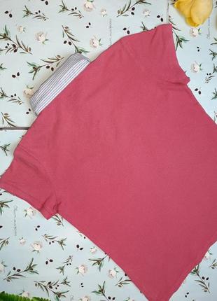 🎁1+1=3 стильная розовая футболка хлопок поло river woods, размер 44 - 462 фото