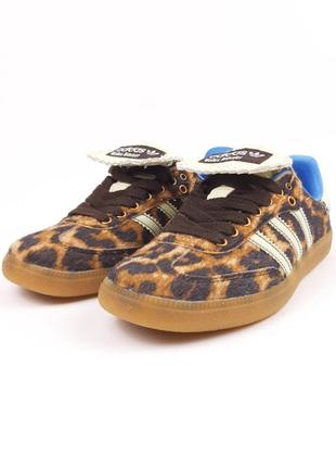 20973 adidas samba pony wales bonner leopard кроссовки женские адидас самба адидас5 фото