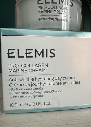 Поживний антивіковий крем для обличчя elemis pro-collagen marine cream 100 мл2 фото
