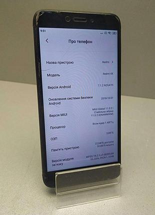 Мобильный телефон смартфон б/у xiaomi redmi 4x 3/32gb