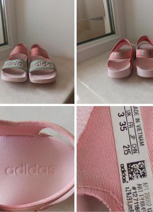 Босоніжки сандалі бренду adidas adilette  uk 3 eur 358 фото