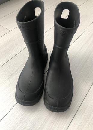 Чоботи, сапоги m8 crocs allcast rain boot5 фото