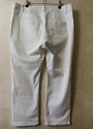 Ярко белые стрейсовые брюки от tu, 163 фото