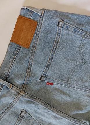 Джинсовые шорты levi's 502 premium taper denim shorts4 фото