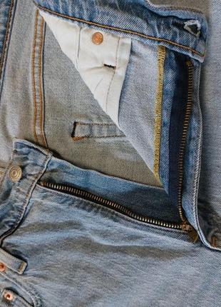 Джинсовые шорты levi's 502 premium taper denim shorts2 фото