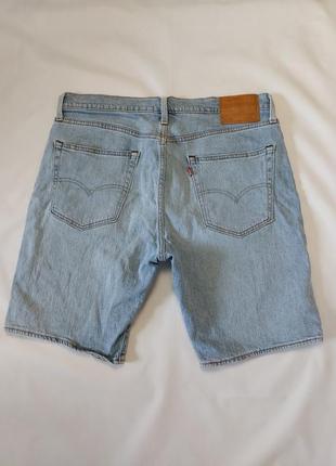 Джинсовые шорты levi's 502 premium taper denim shorts3 фото