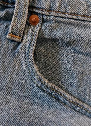 Джинсові шорти levi's 502 premium taper denim shorts10 фото