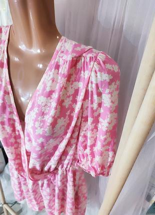 Легкая, розовая блузка от new look5 фото