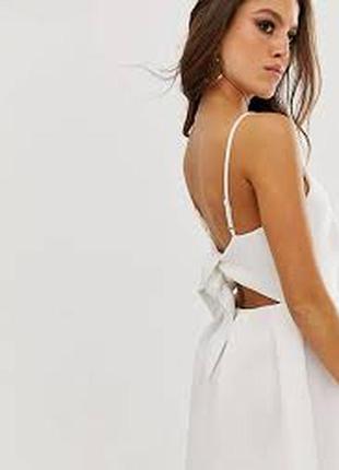 Шикарное белое платье из неопрена asos disign3 фото
