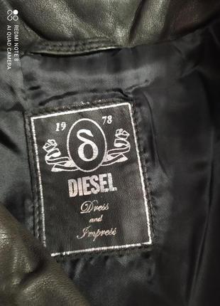 Шкіряна куртка diesel9 фото