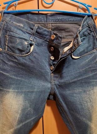 Джинсы g star эффект краски italy р 31/34