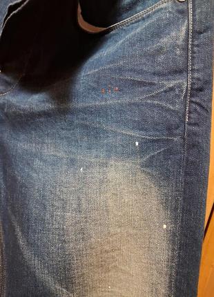 Джинсы g star эффект краски italy р 31/34