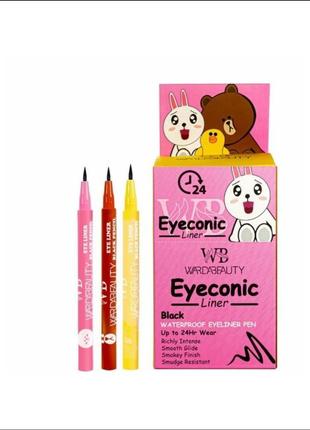 Зроблено в Україні водостойкая warda beauty eyeconic liner черная