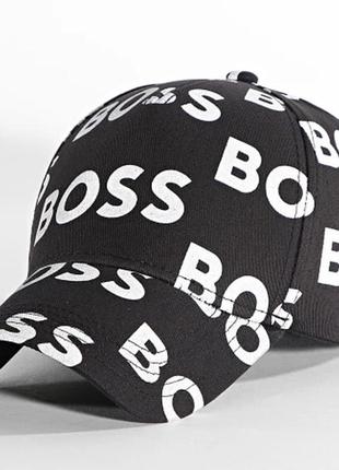 Мужская черная новая кепка бейсболки boss hugo boss оригинал1 фото