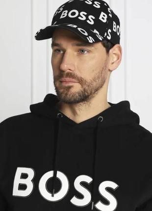 Чоловіча чорна нова кепка бейсболки boss hugo boss оригінал4 фото