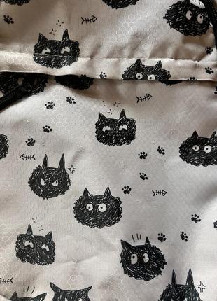 Рюкзак для підлітків gopack education для дівчат 21 л black cats сірий8 фото