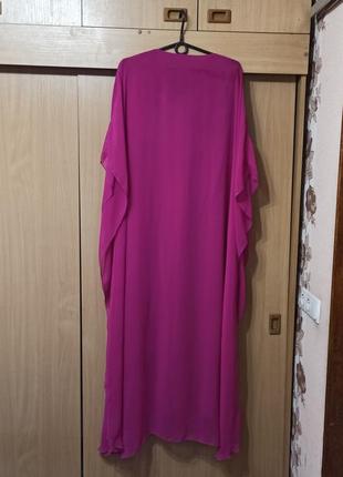 Шикарная длинное платье в арабском стиле 52-54-567 фото