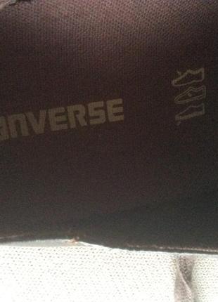 Converse all star, как новые кожаные кеды известного бренда, оригинал.6 фото