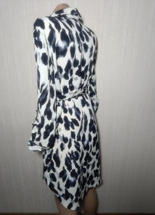 Платье женское. платье в леопардовый принт. размер 44. платье рубашка с леопардовом принтом платье рубашка в леопардовый принт. красивое платье.5 фото